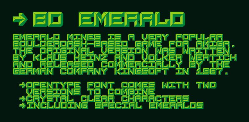 BD Emerald Font