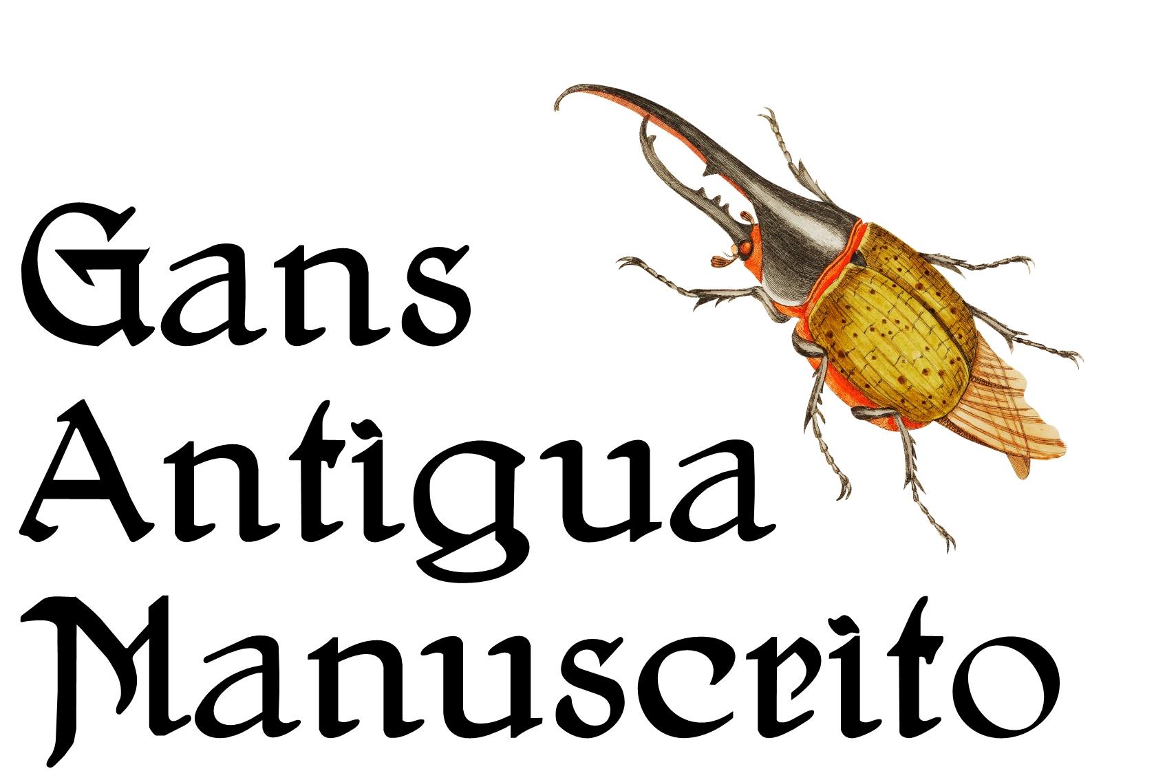 Gans Antigua Manuscrito Font
