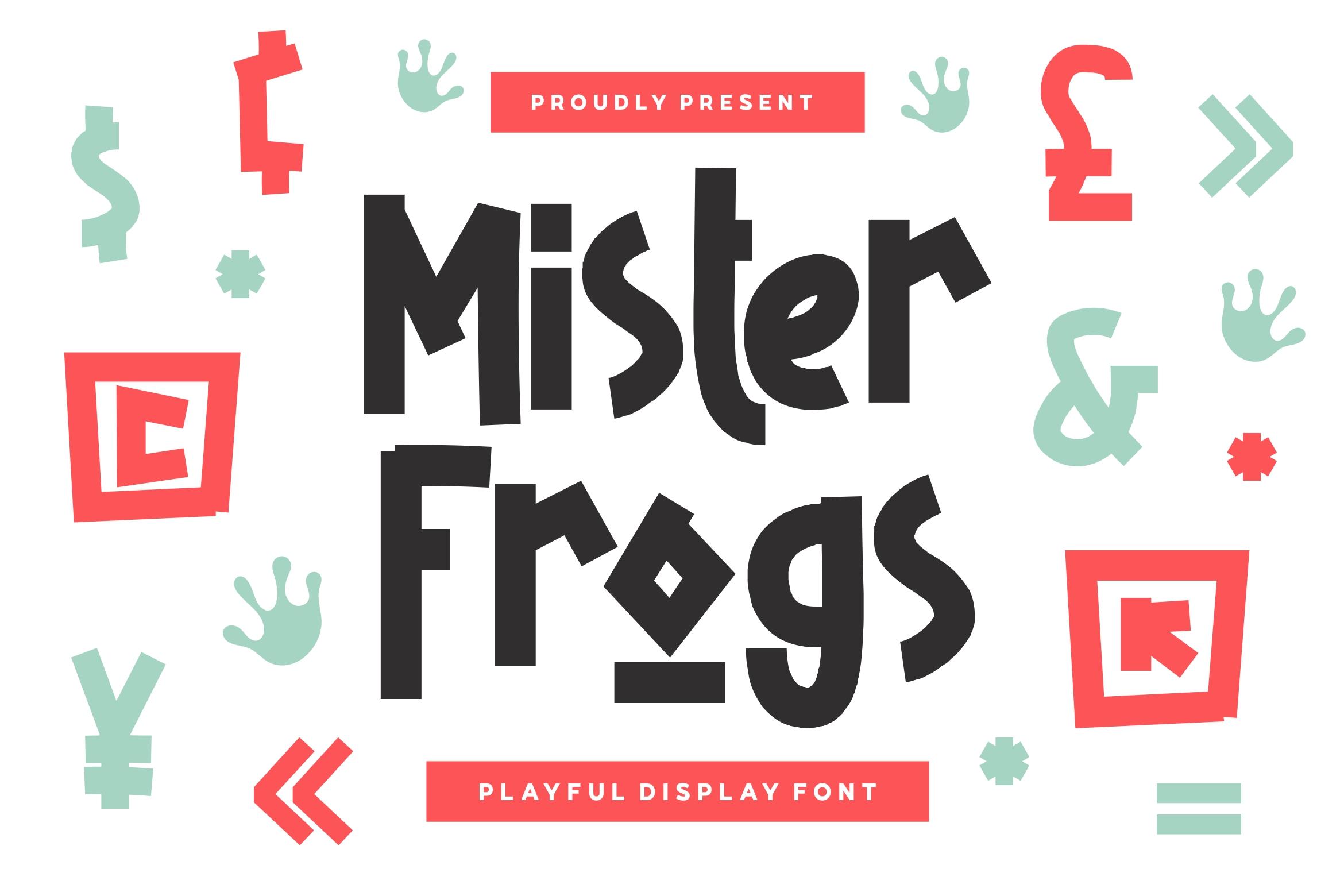 Mister Frogs Font
