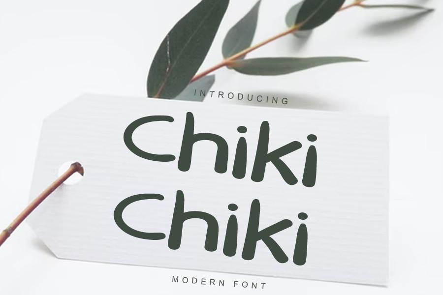 Chiki Chiki Font