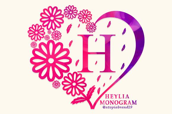 Heylia Monogram Font