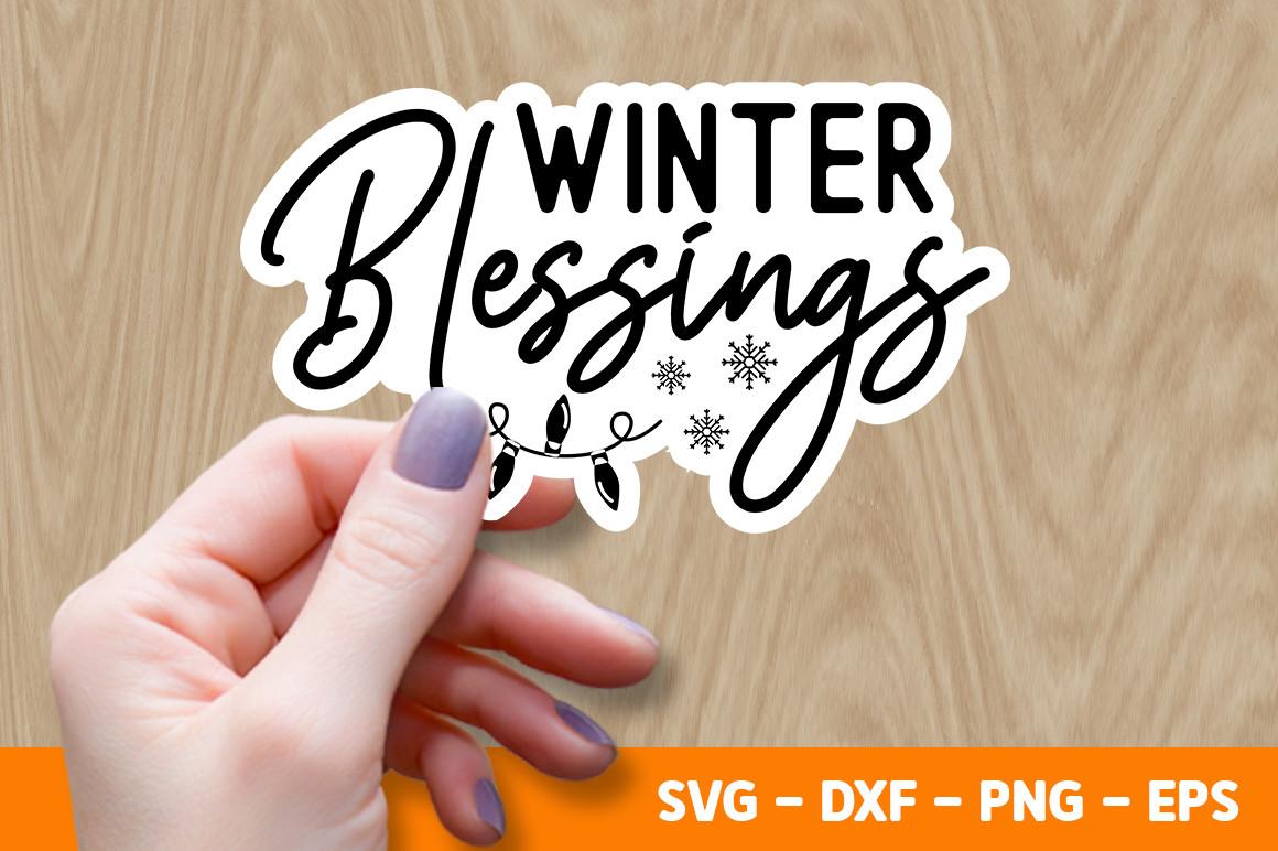 Winter Blessings SVG