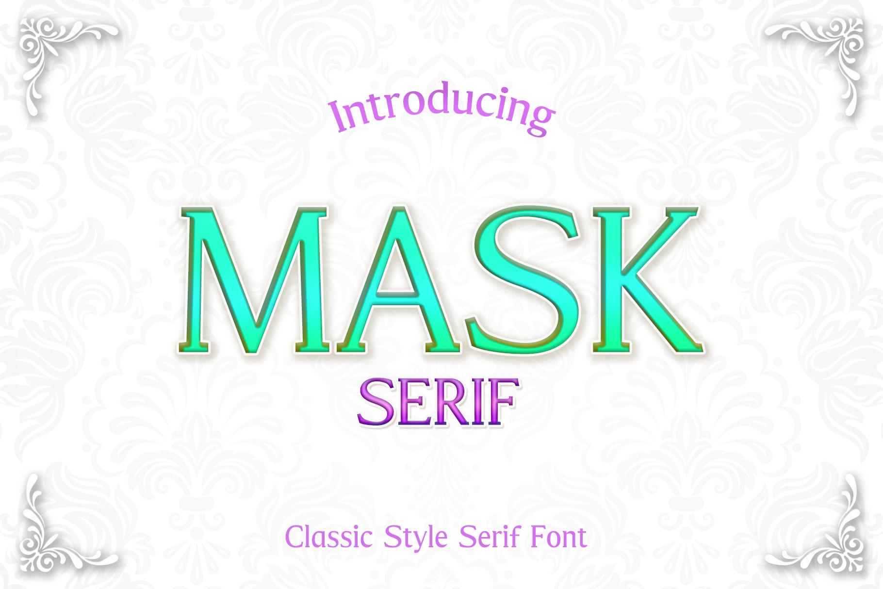 Mask Font