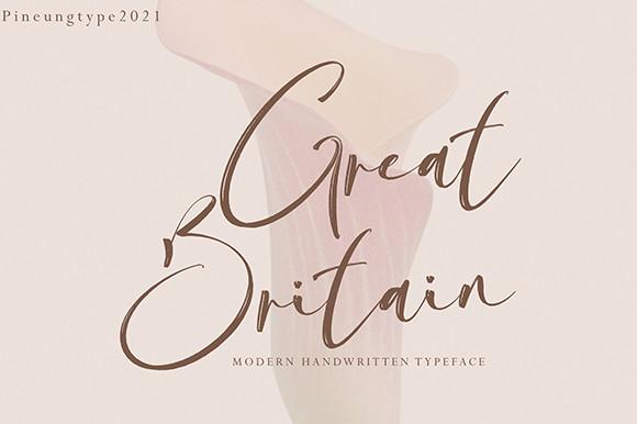 Great Britain Font