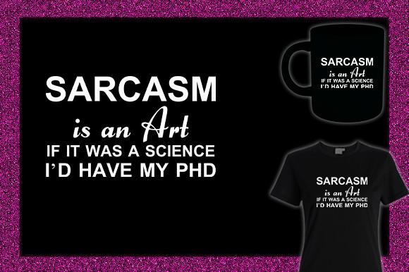 Funny Sarcasm PHD Quote T Shirt and Mug