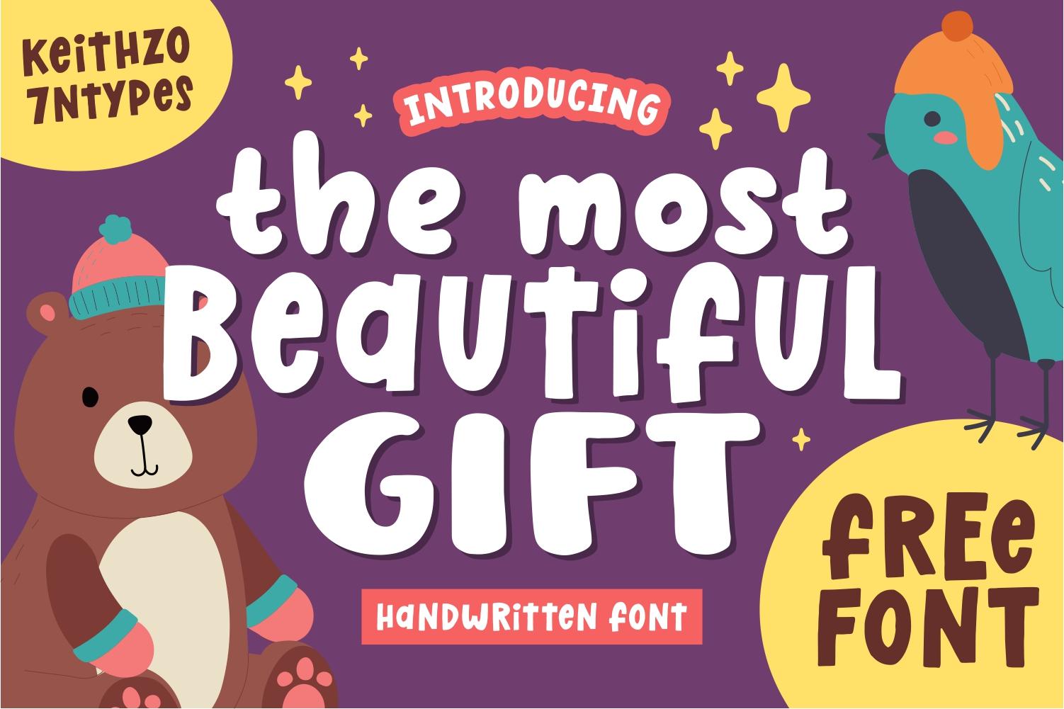 The Most Beautiful Gift Font