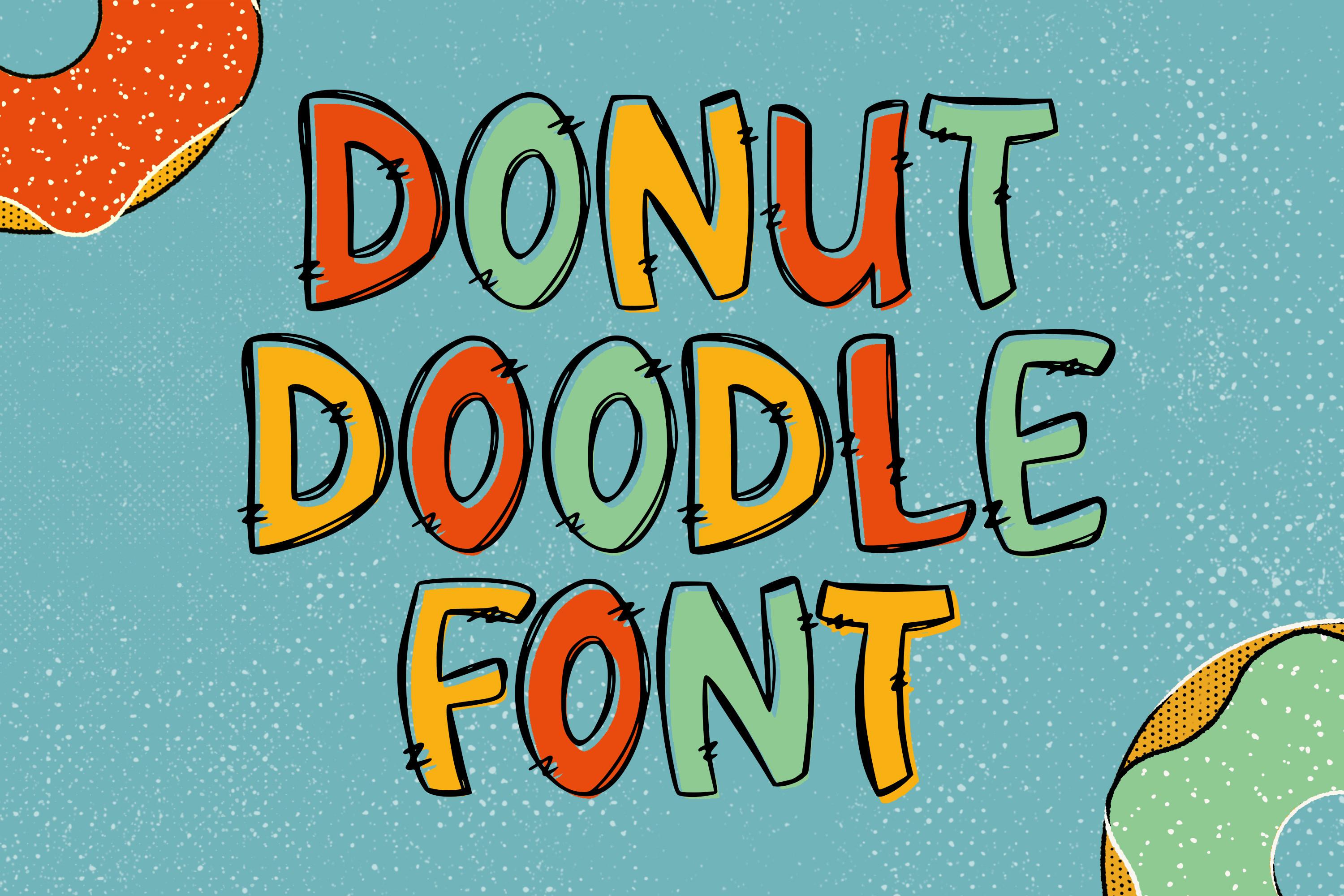 Donut Doodle Font