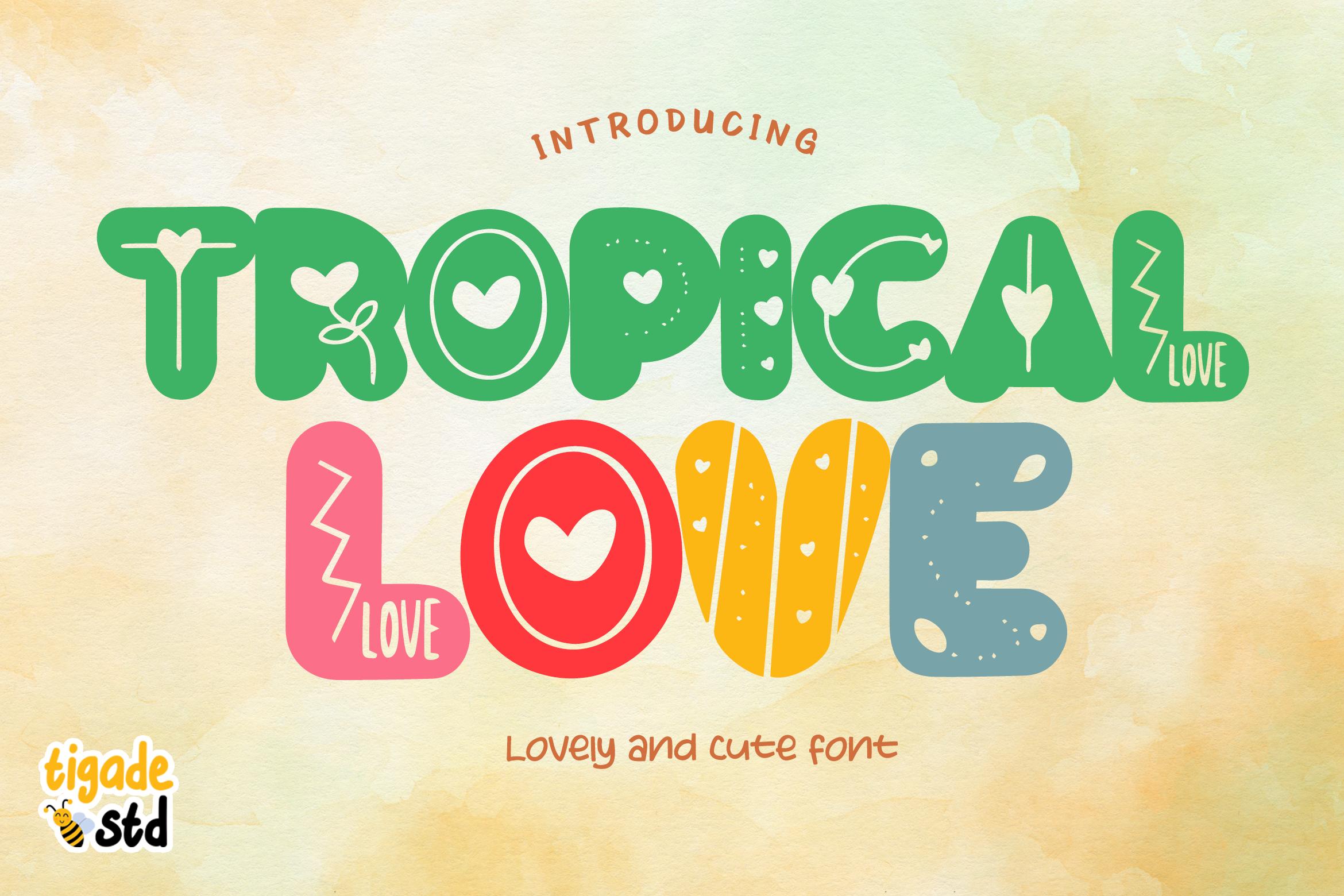 Tropical Love Font