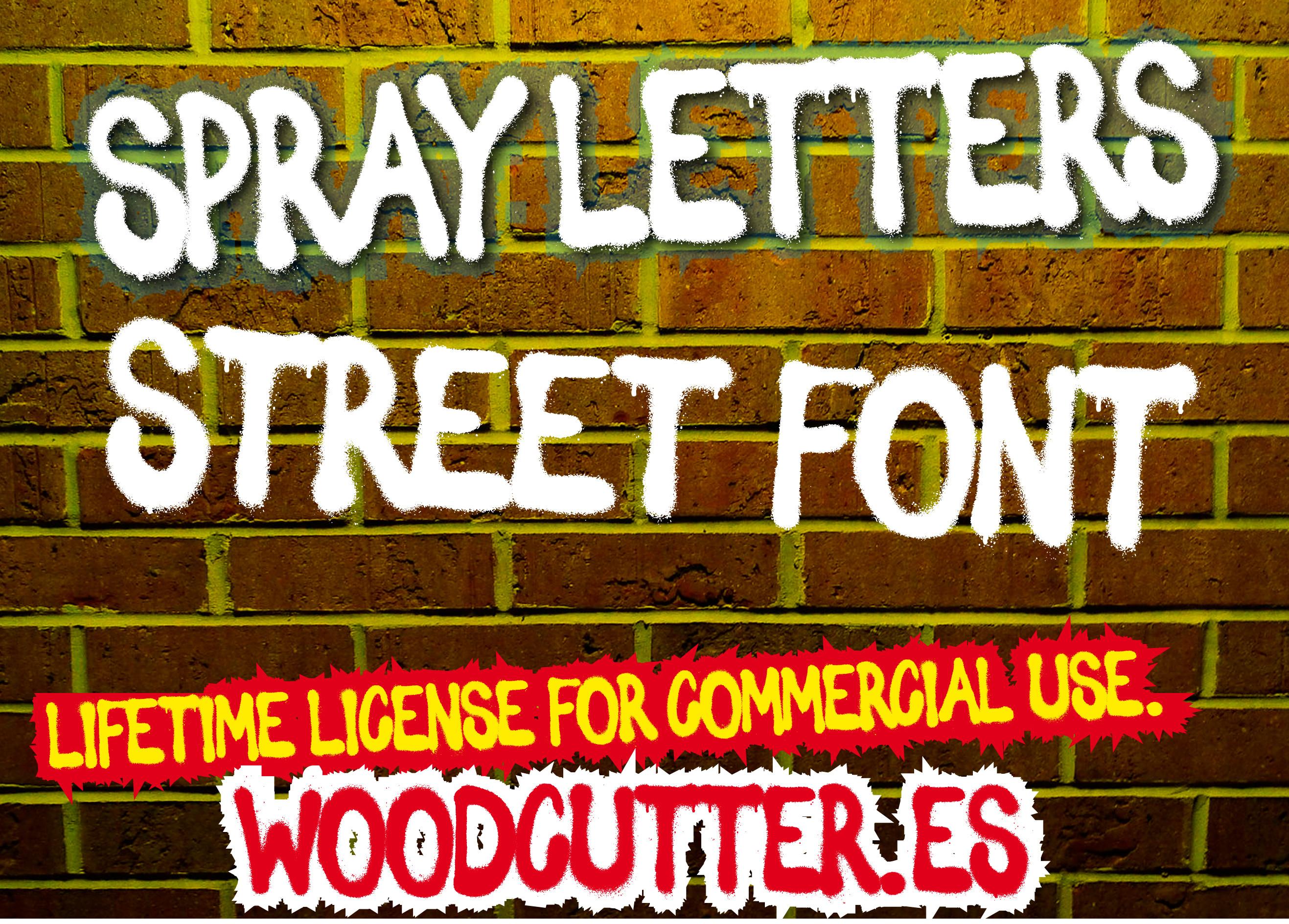 Spray Letters Font
