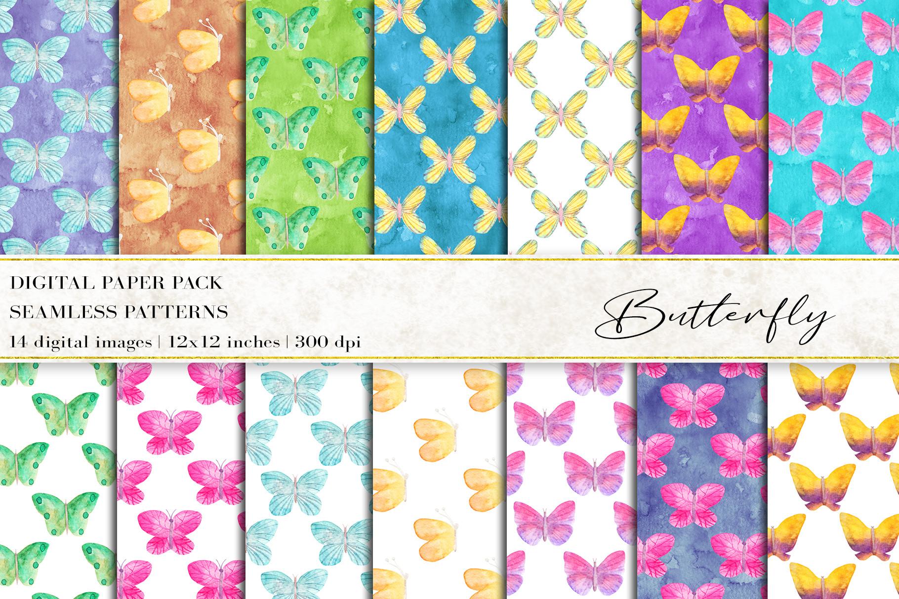Butterfly Digital Papers