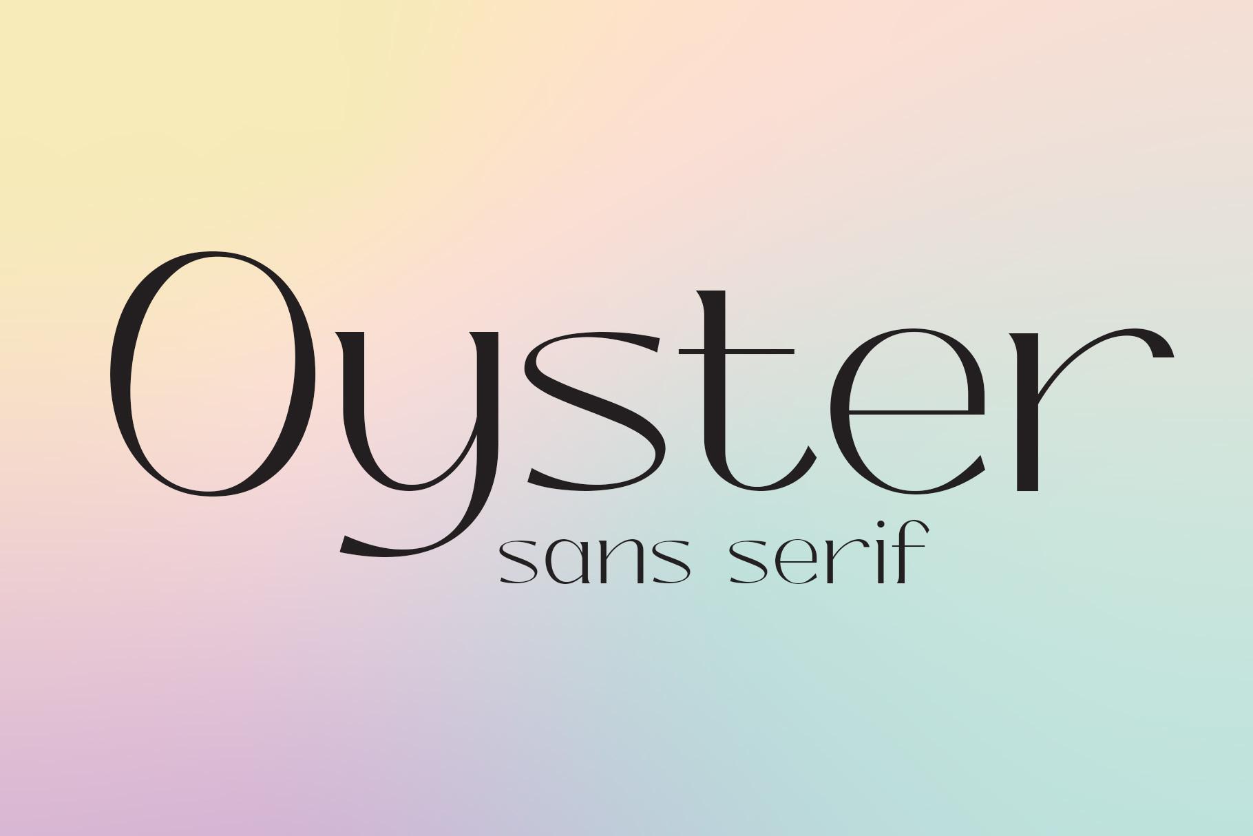 Oyster Font