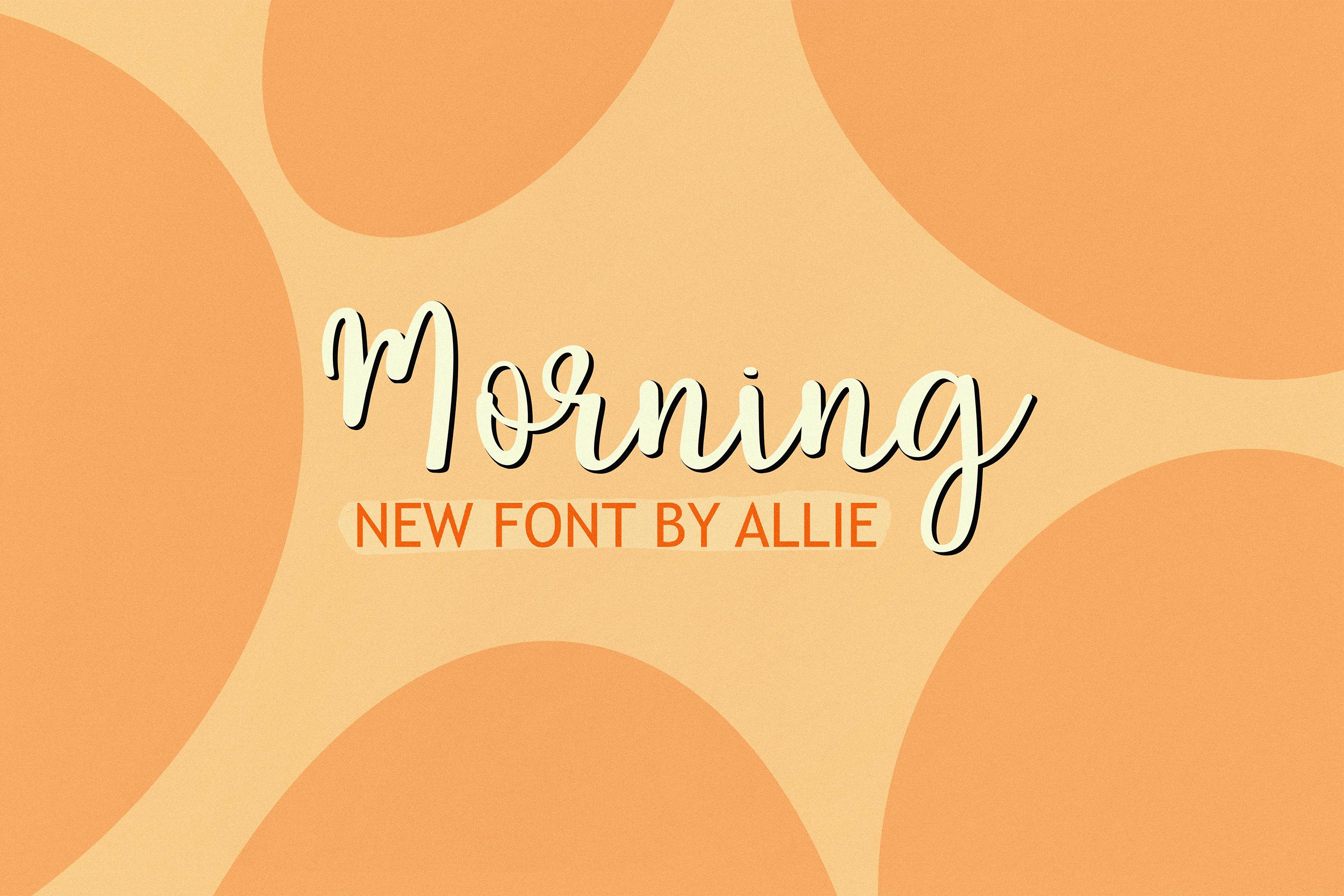 Morning Font