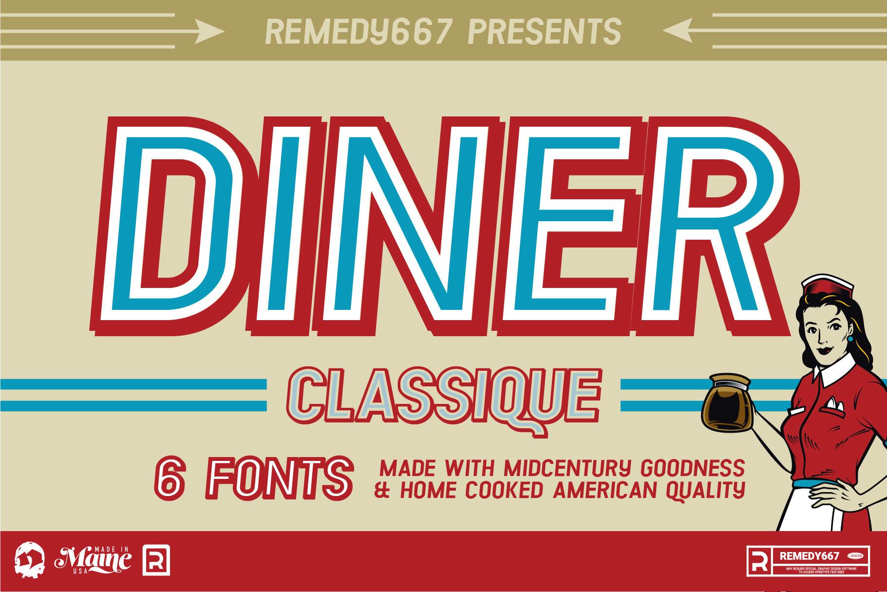 Diner Classique Font