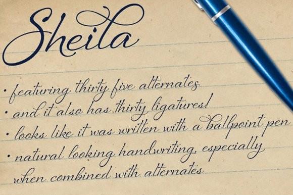Sheila Family Font