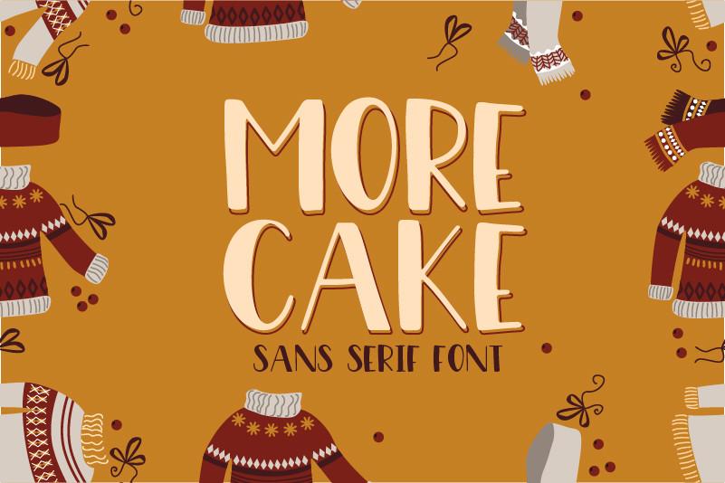 More Cake Font
