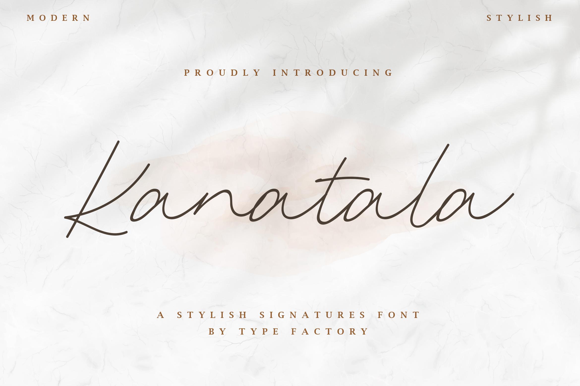 Kanatala Font