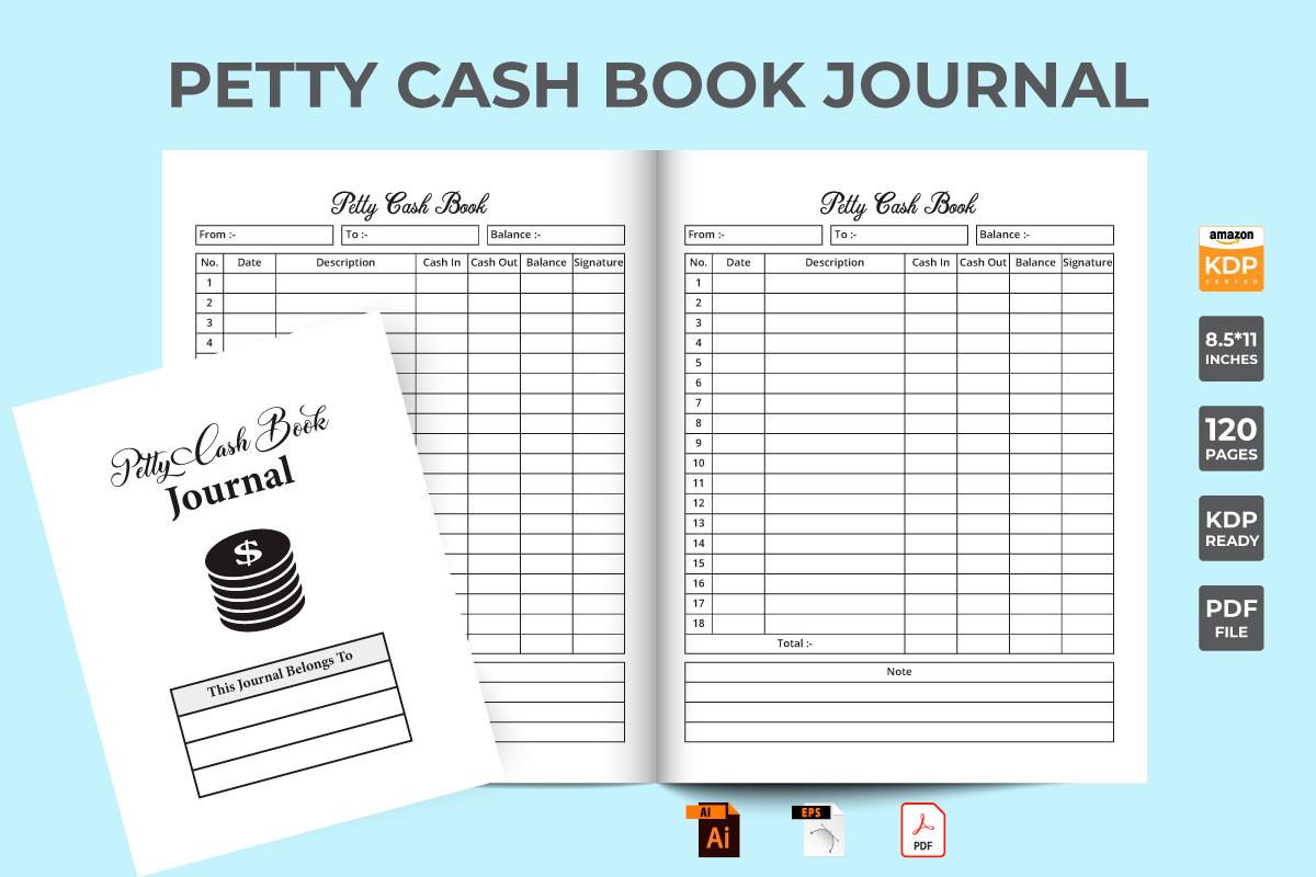 Petty Cash Book Journal KDP Interior