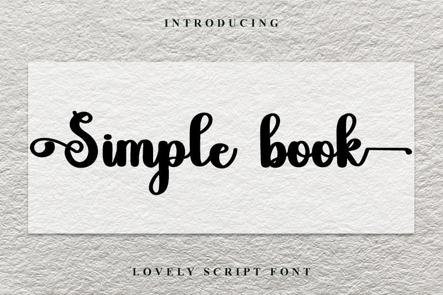 Simple Book Font