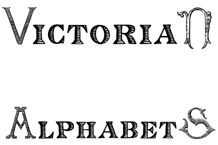 Victorian Alphabets Font