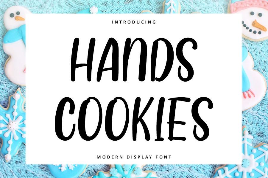 Hands Cookies Font