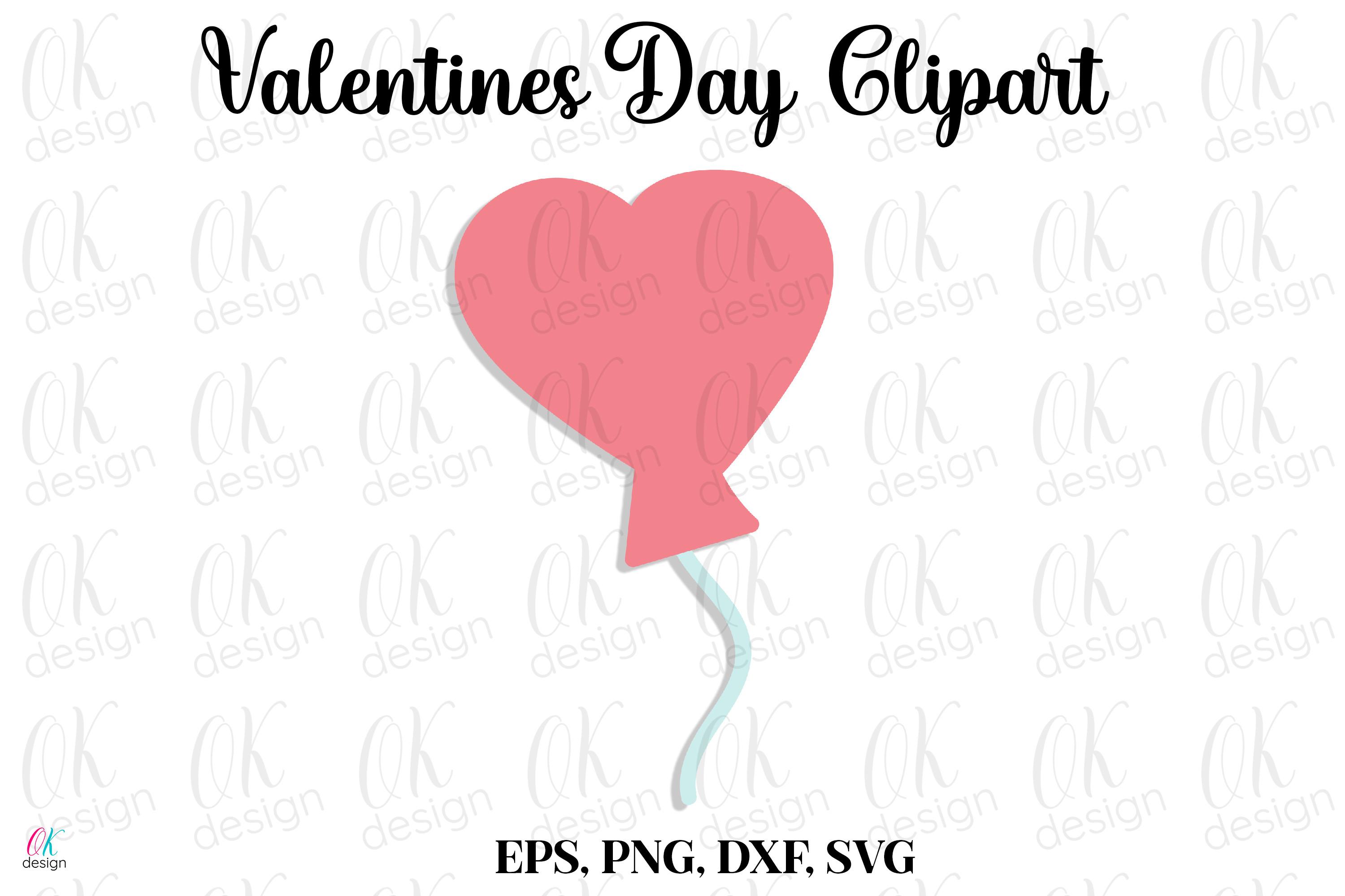 Valentines Clipart SVG, DXF, PNG Files.
