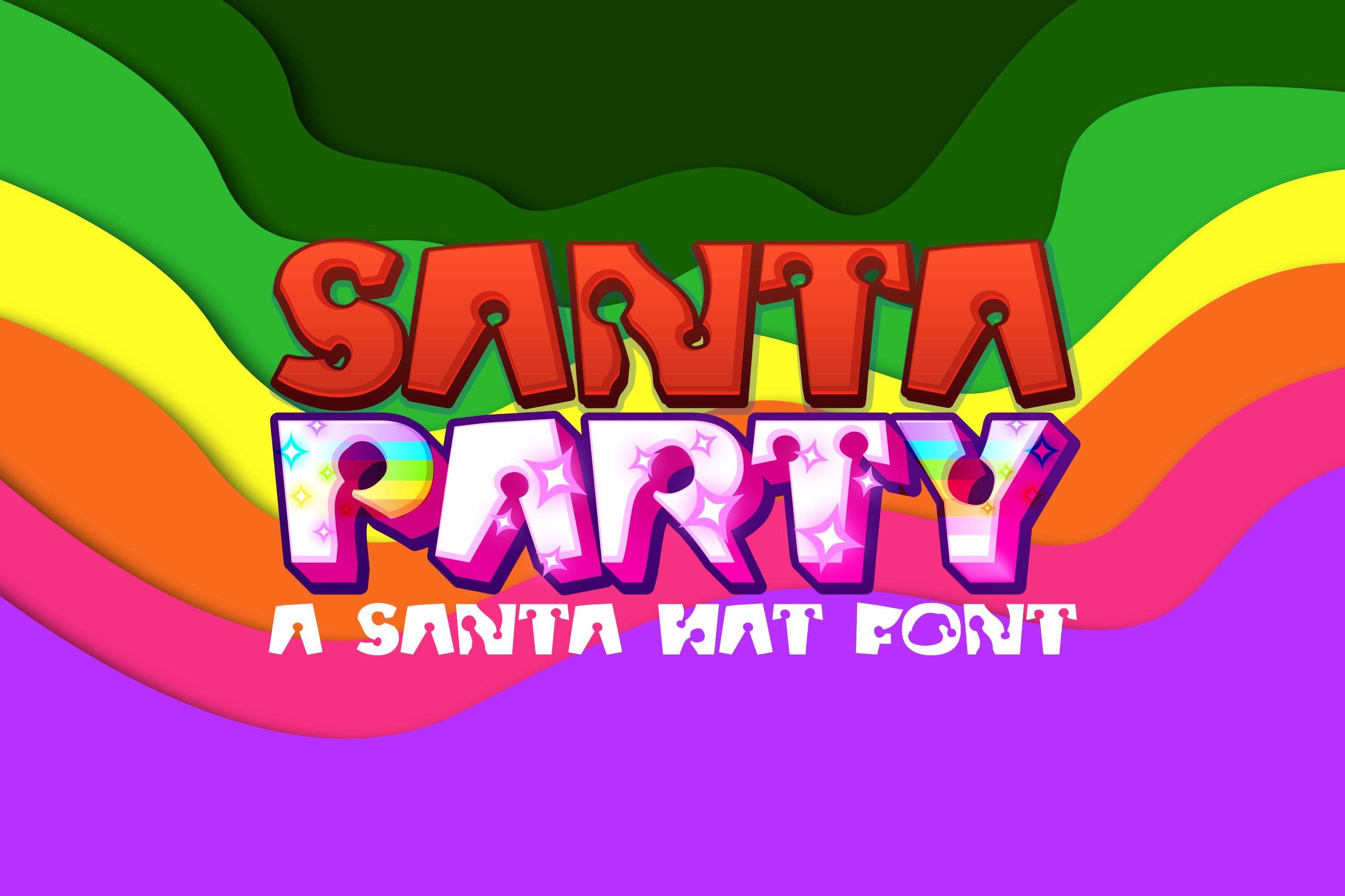 Santa Party Font