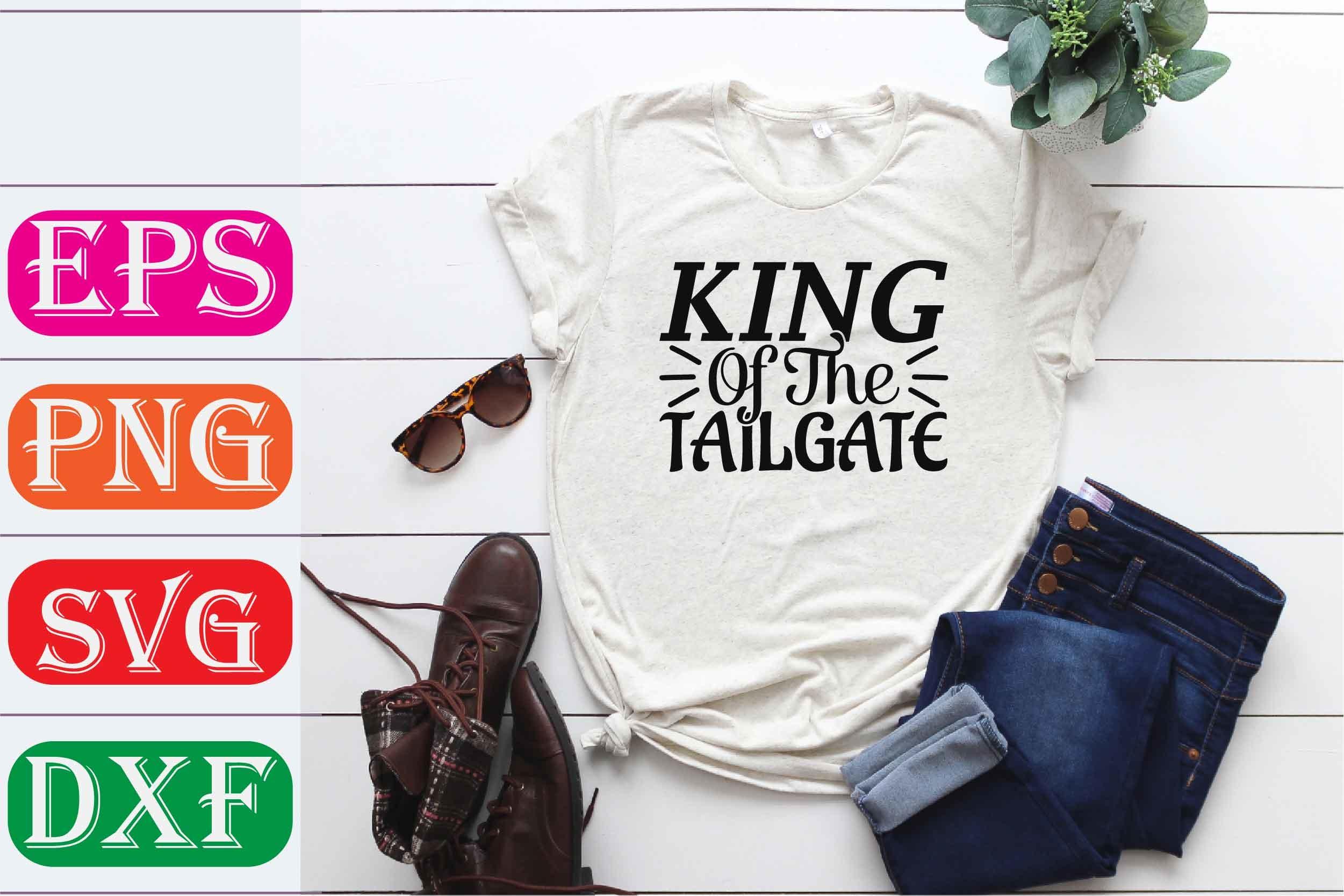 Football Svg Design. King of the Tailgat