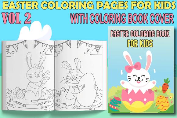 Easter Coloring Pages with Cover Vol-2
