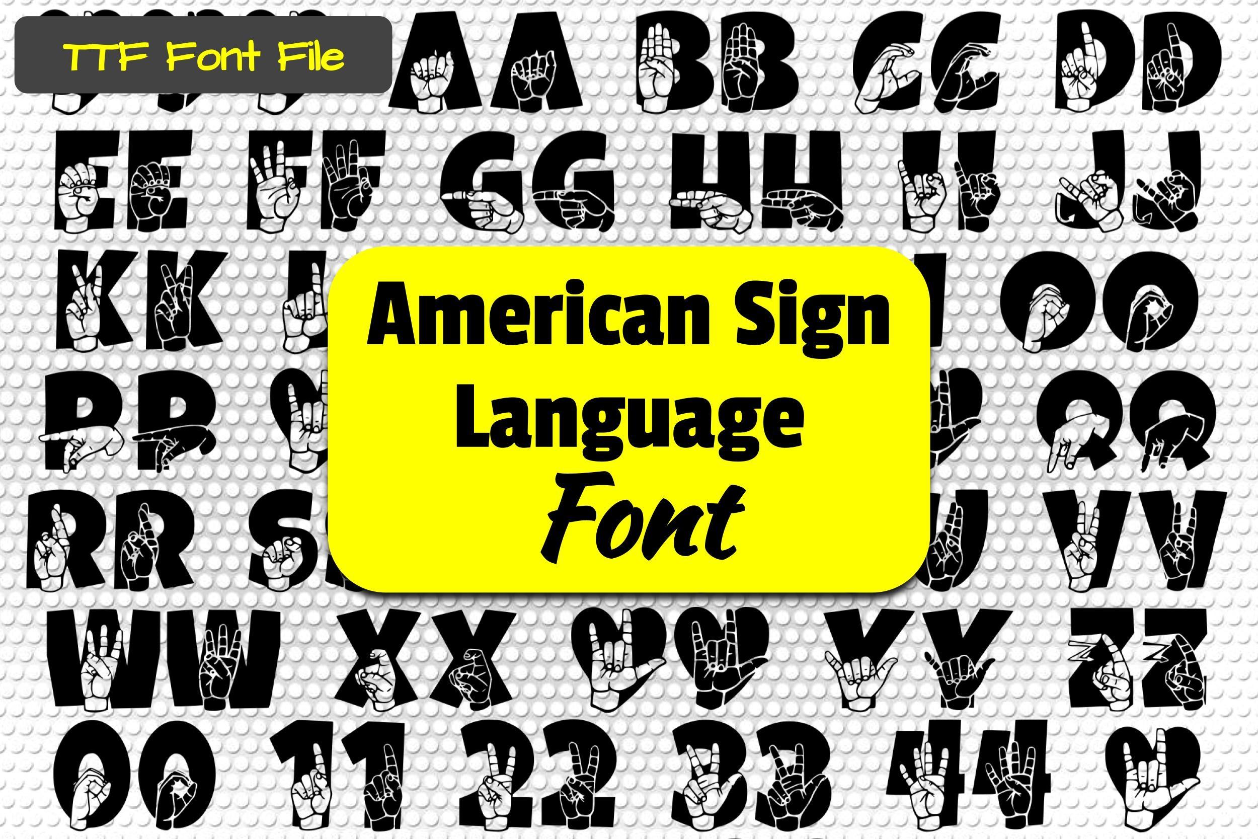 Able Lingo ASL 2 Font
