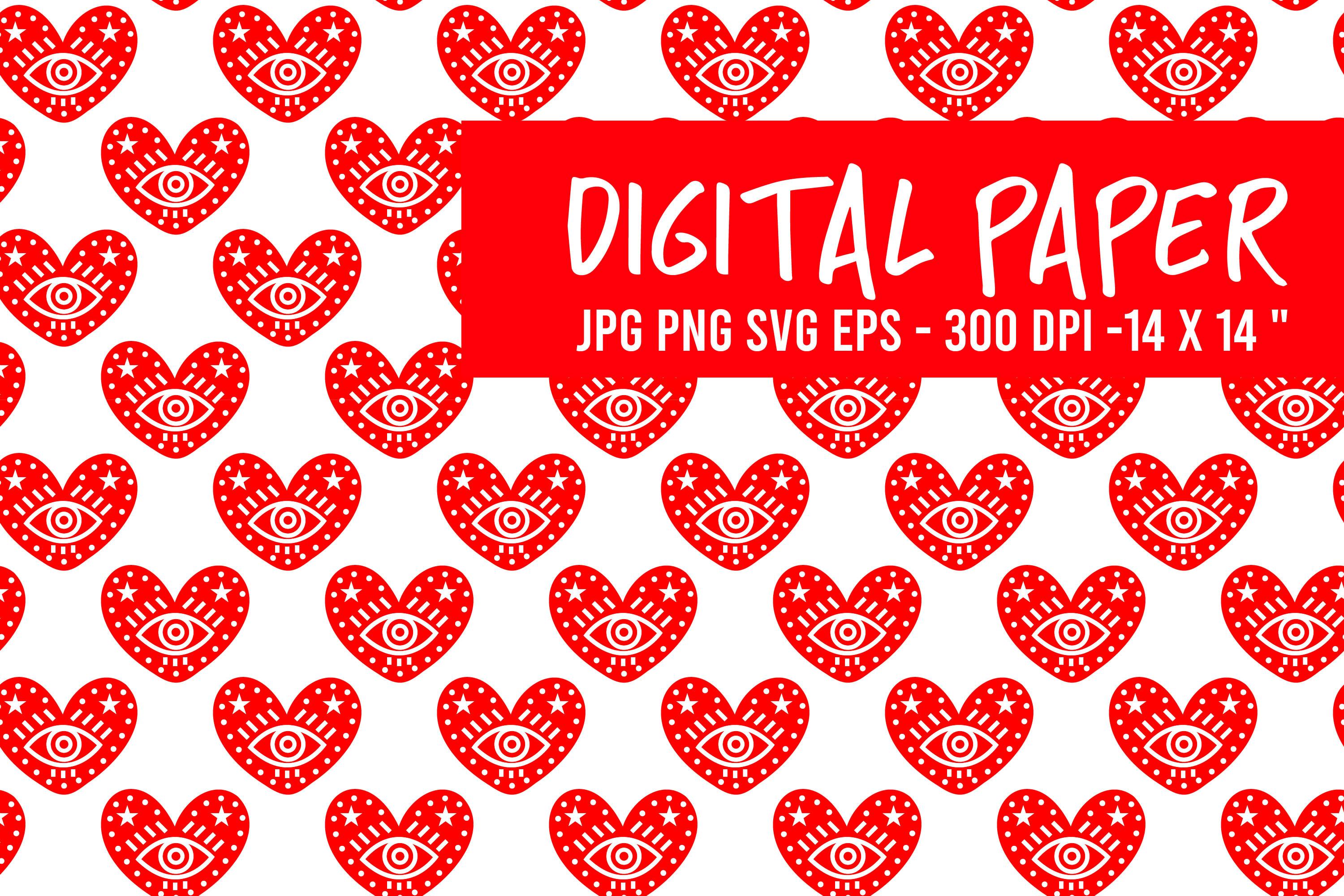 Valentine Background with Cute Hearts