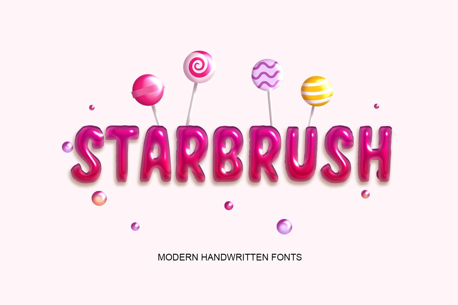Starbrush Font