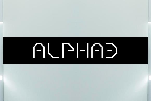 Alpha3 Font