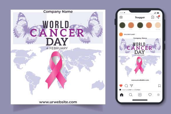 World Cancer Day -Social Media Templates