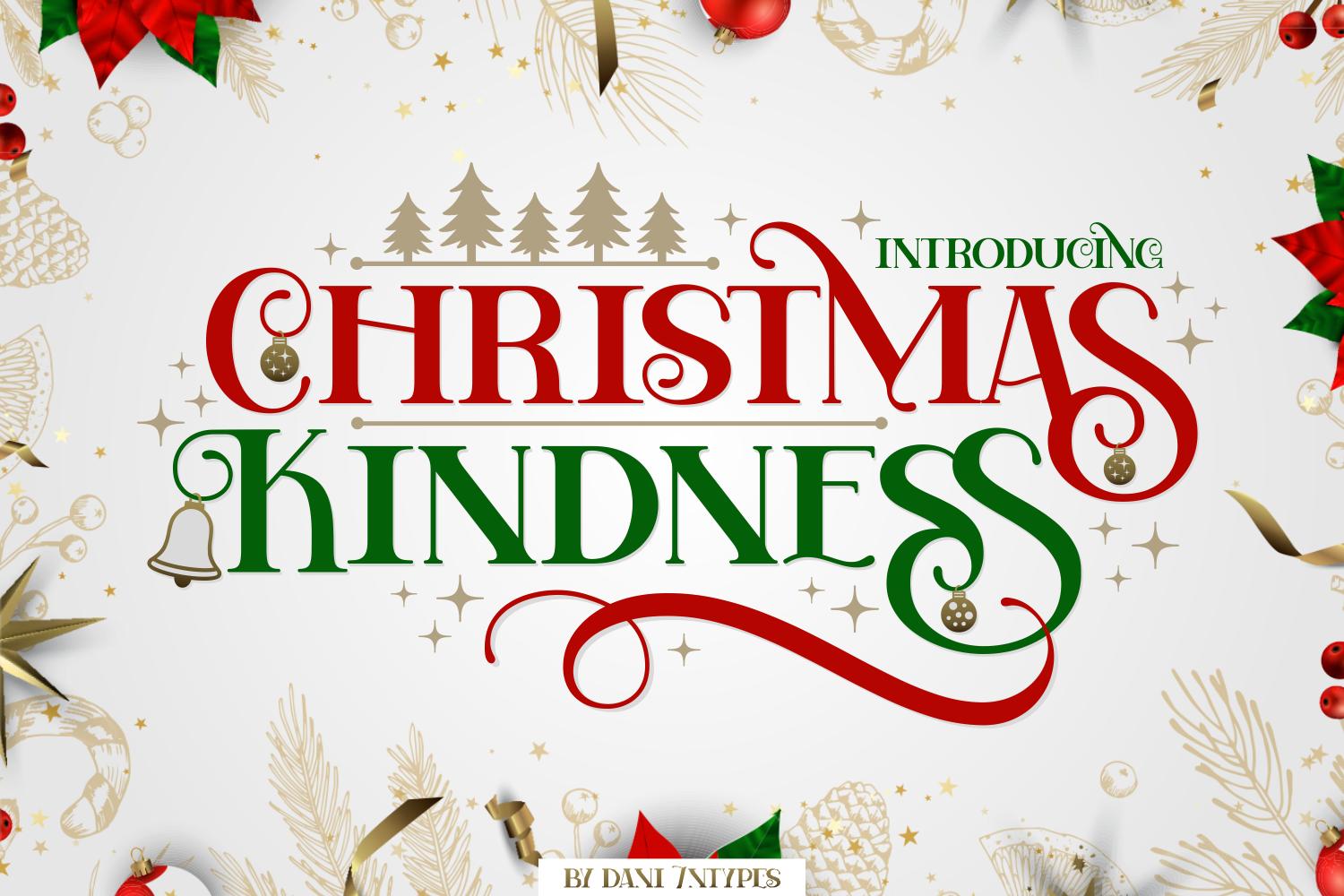 Christmas Kindness Font
