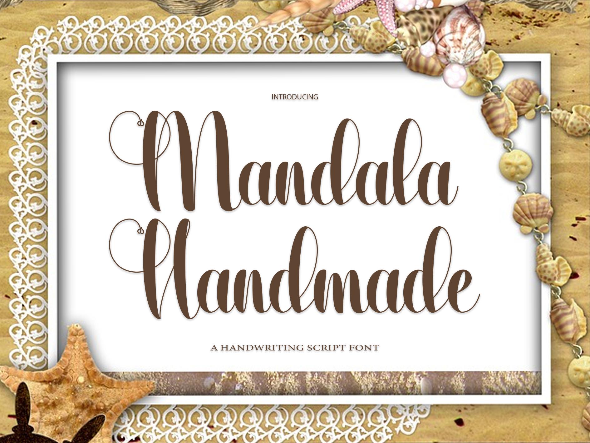 Mandala Handmade Font