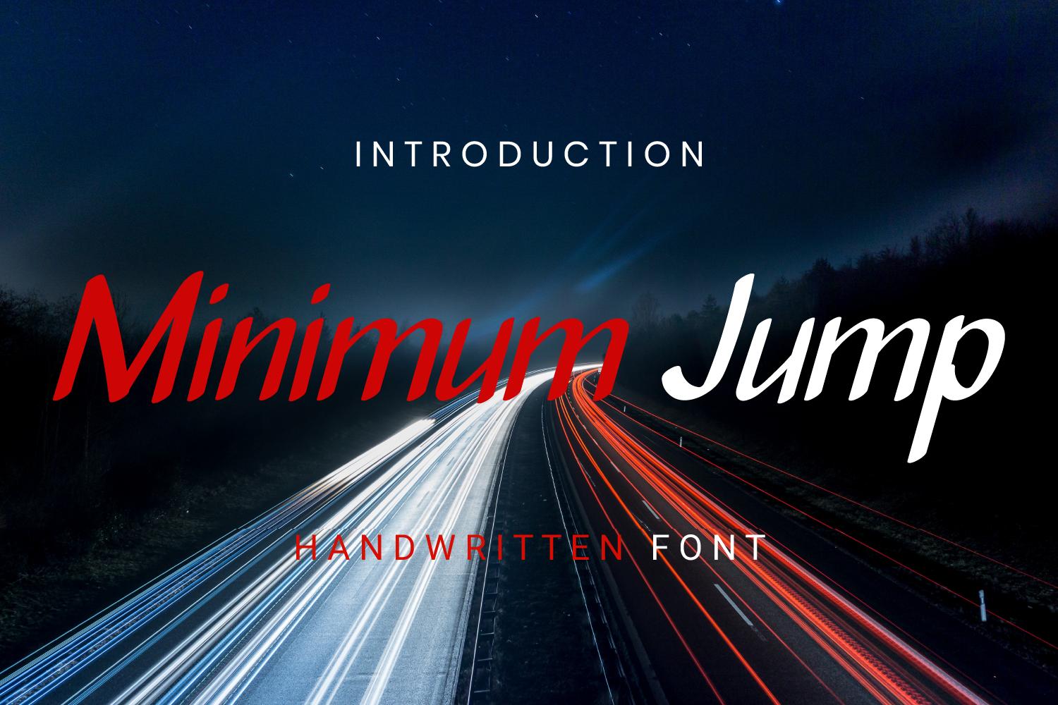 Minimum Jump Font