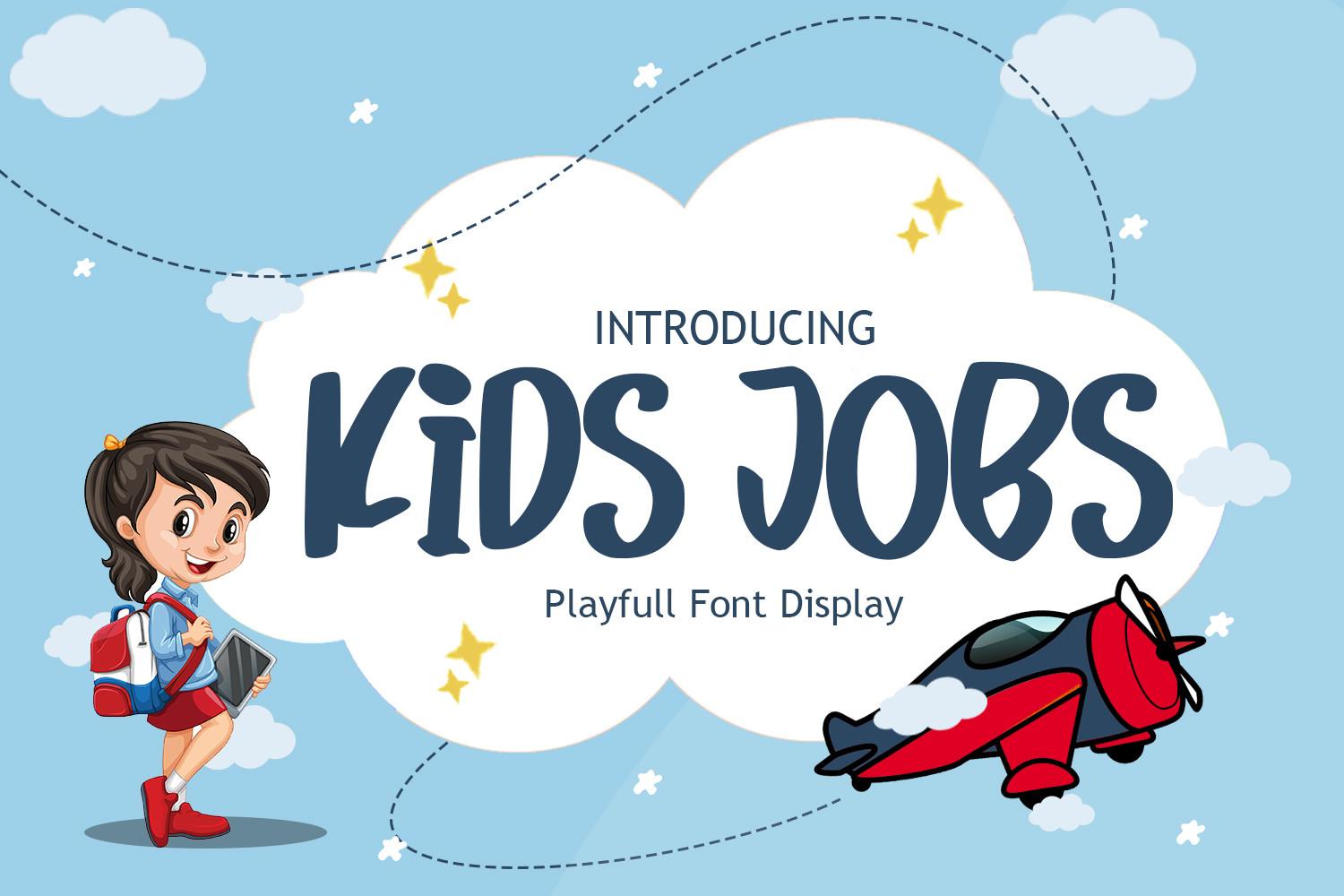 Kids Jobs Font