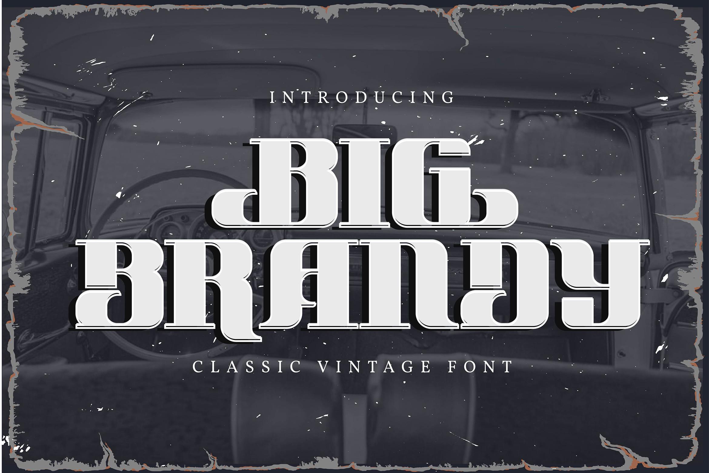 Big Brandy Font