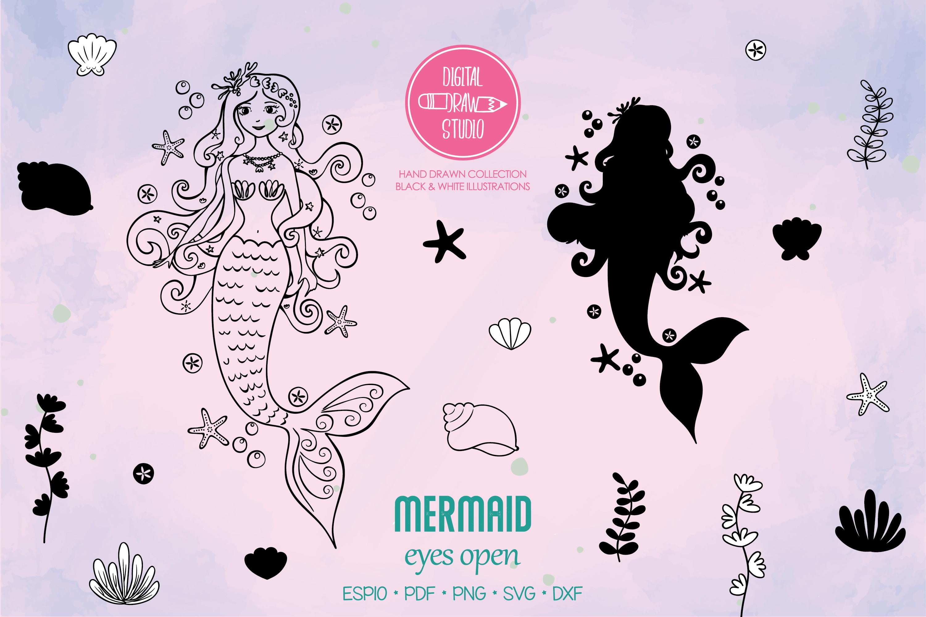 Mermaid Eyes Opened | Sea Shell, Aquatic