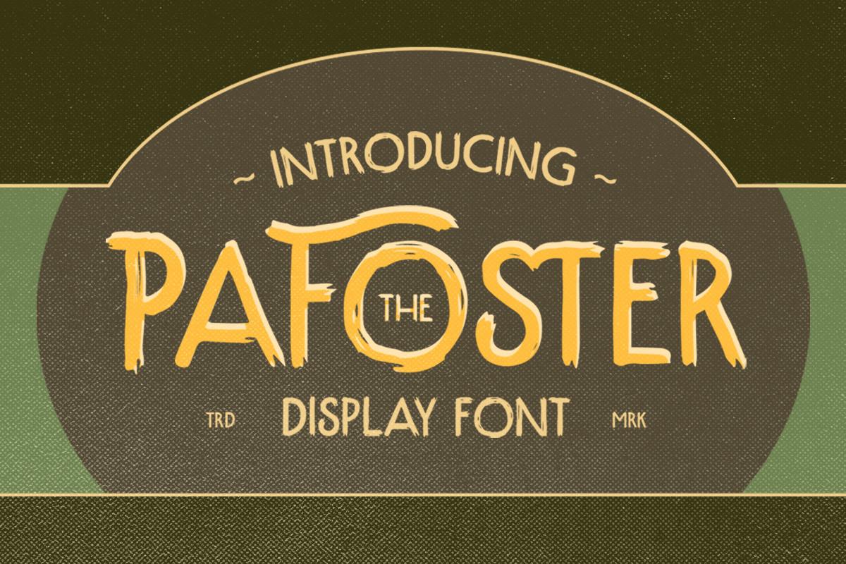 The Pafoster Font Font