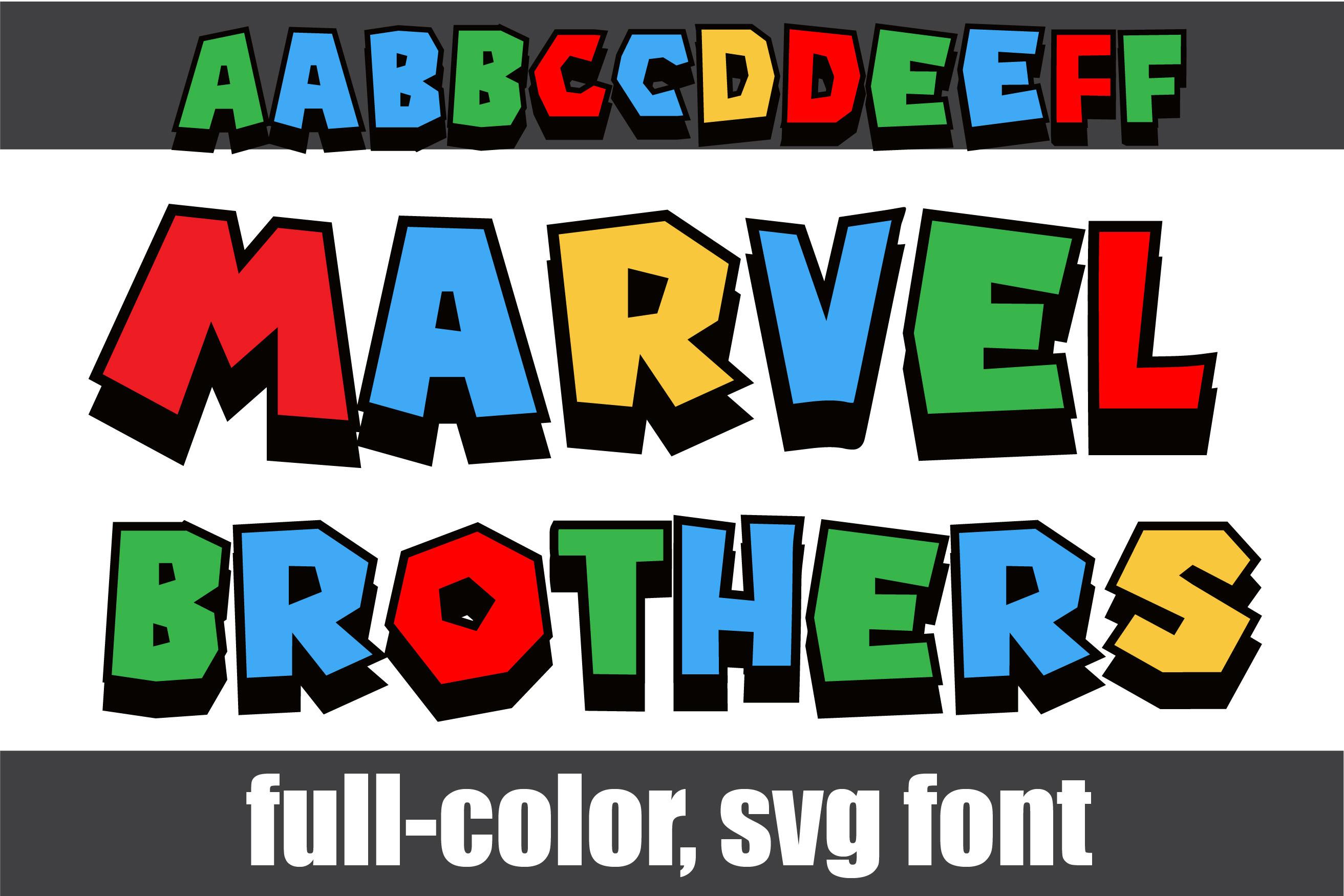 Marvel Brothers Font