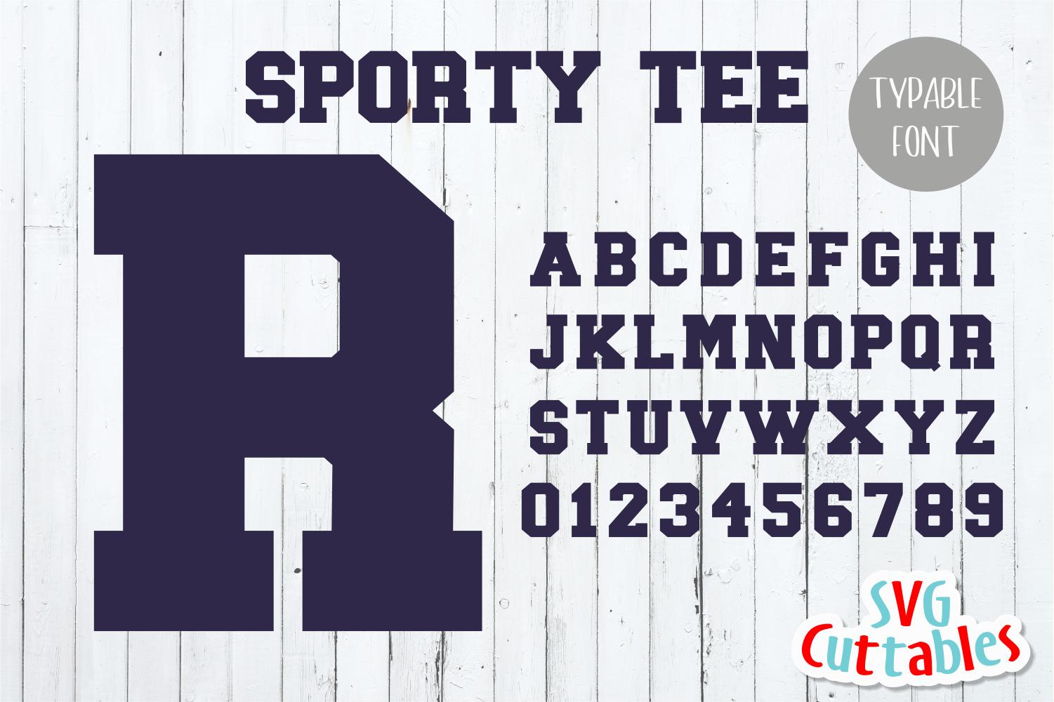 JP Sporty Tee Font