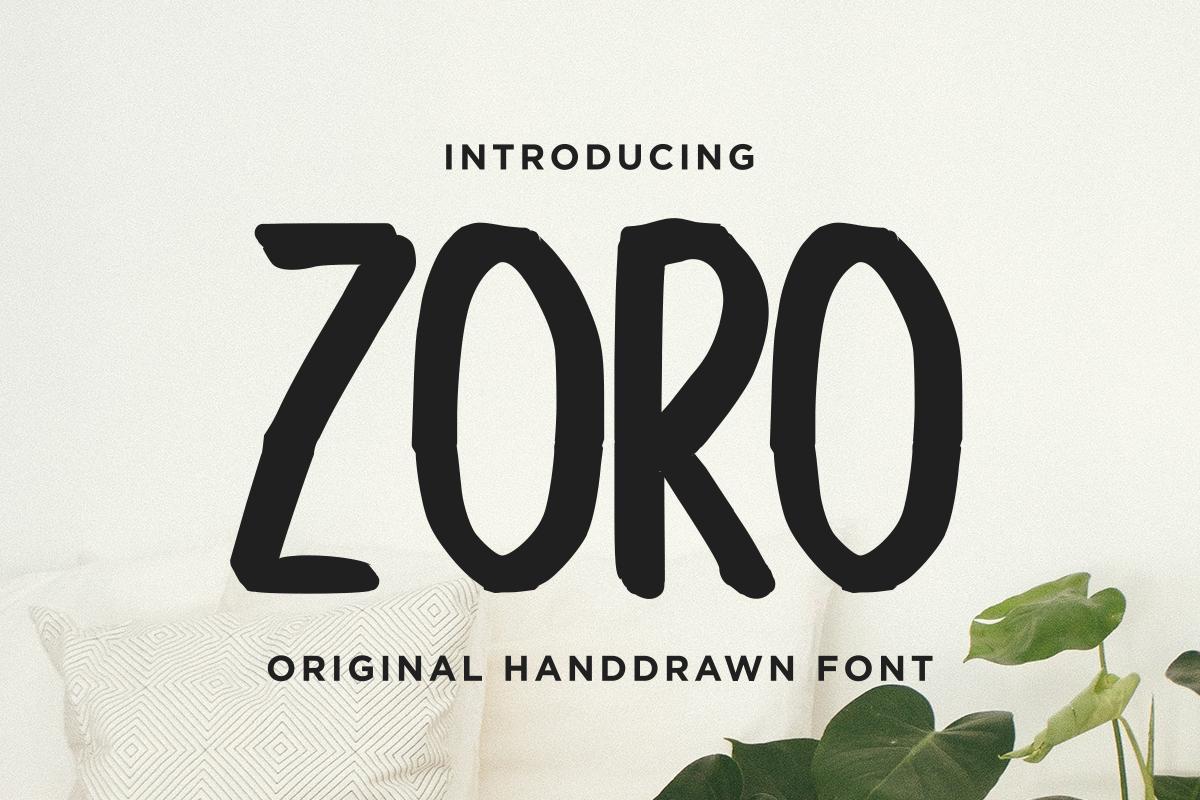 Zoro Font