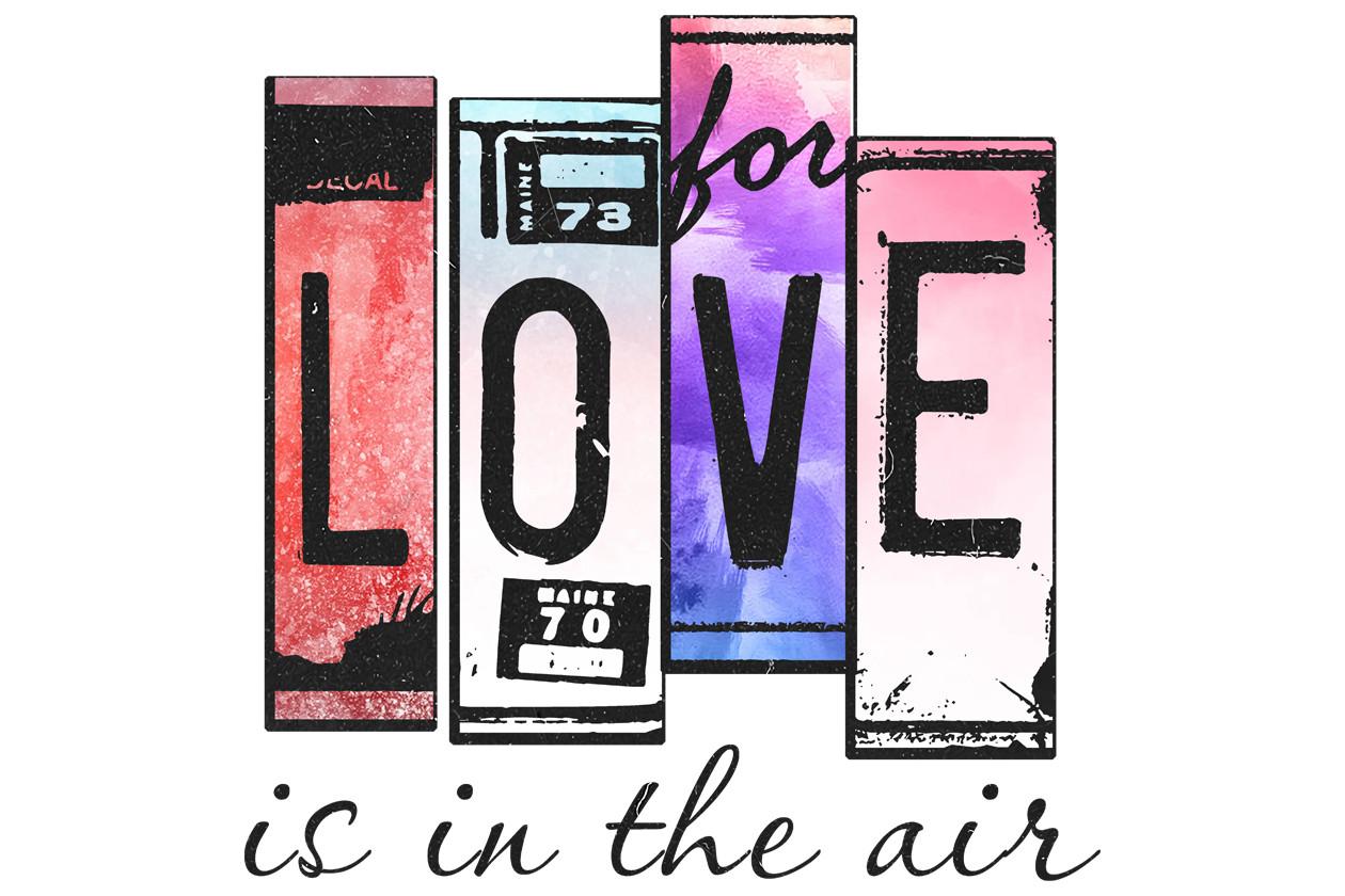 Love is in the Air Valentine Png Files