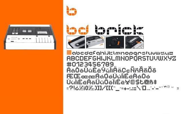 BD Brick Font
