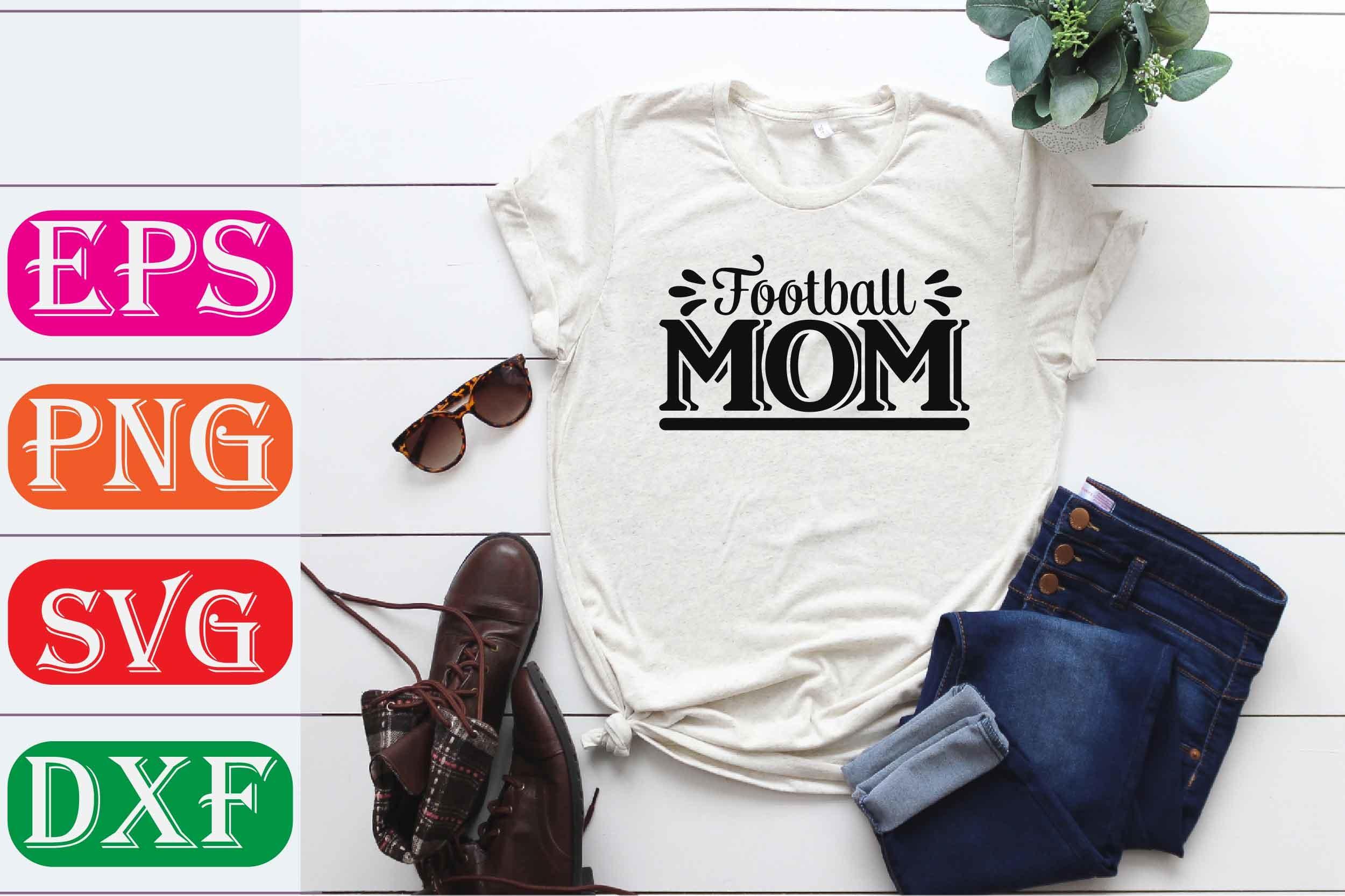 Football Svg Design. Football Mom