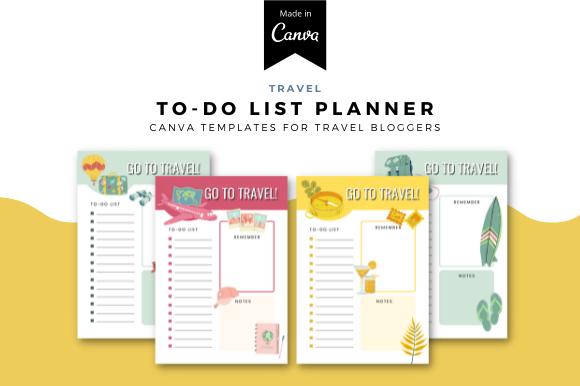 Travel to-do List Canva Template