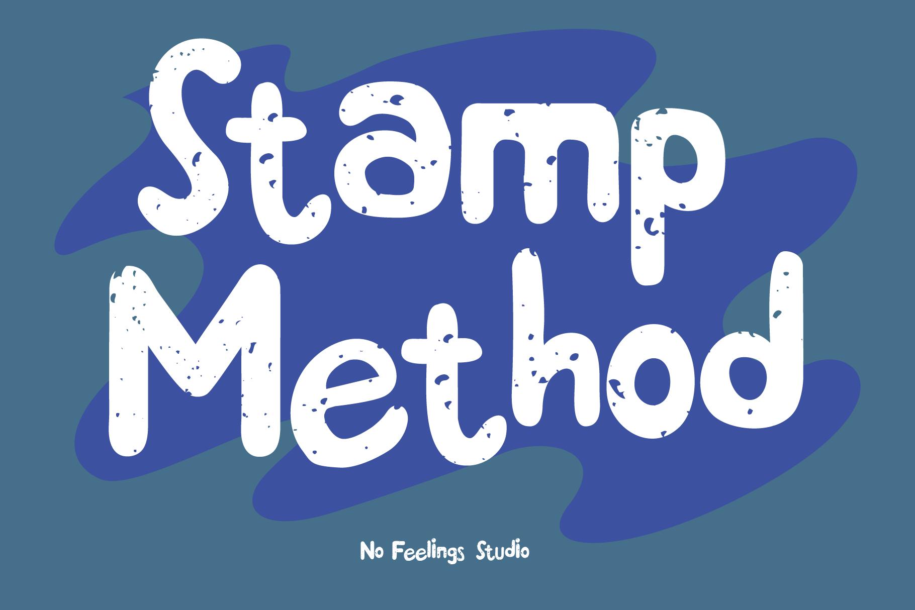 Stamp Method Font