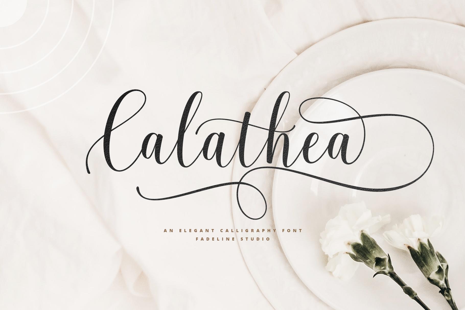 Calathea Font