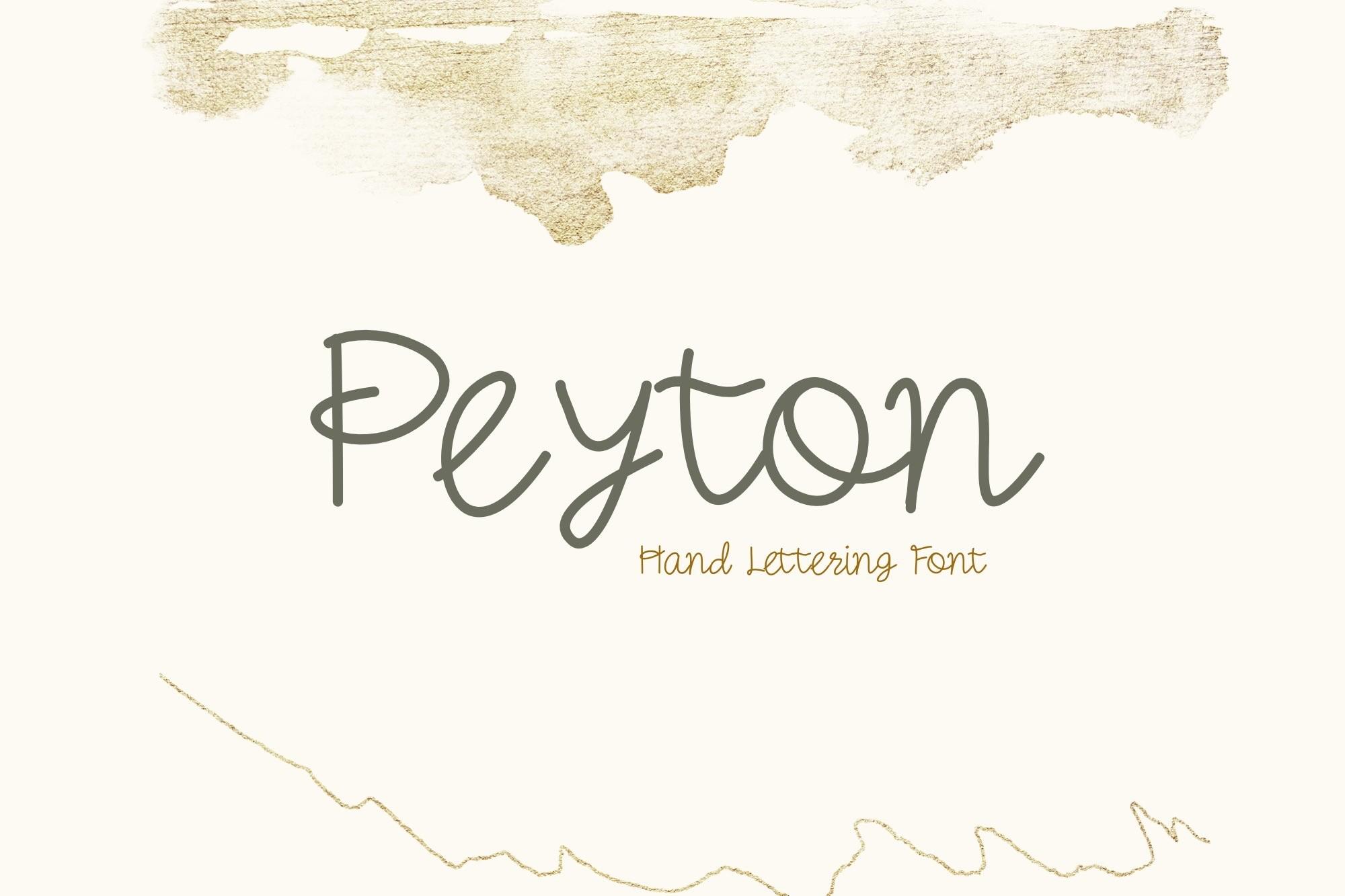 Peyton Font